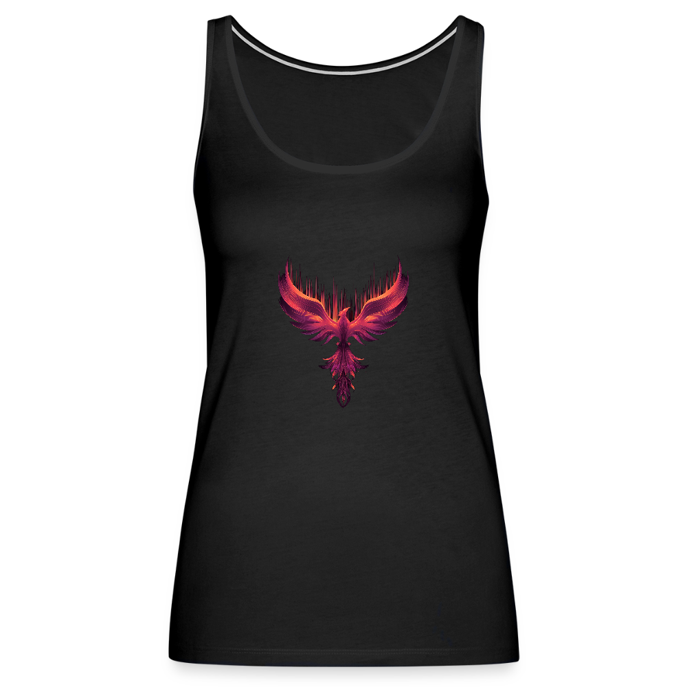 Frauen Premium Tank Top - Phoenix-01 - Schwarz