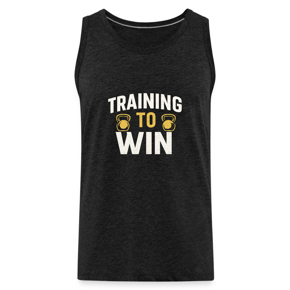 Männer Premium Tank Top - Training To Win - Anthrazit