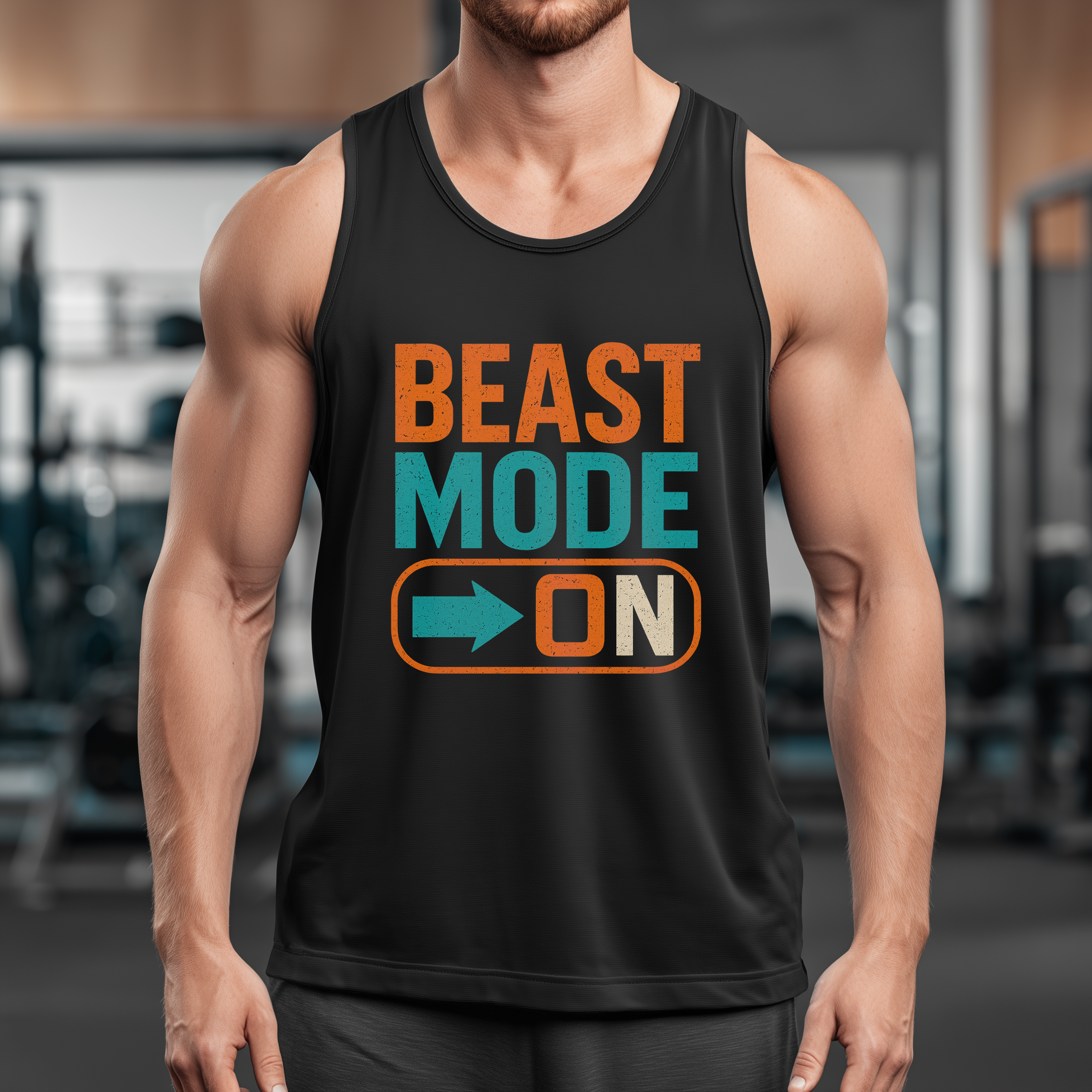 Männer Premium Tank Top - Beast Mode On