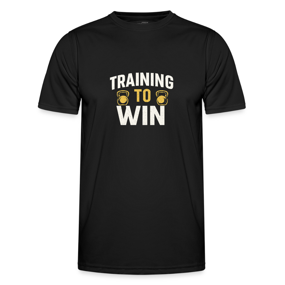 Männer Funktions-T-Shirt - Training To Win - Schwarz