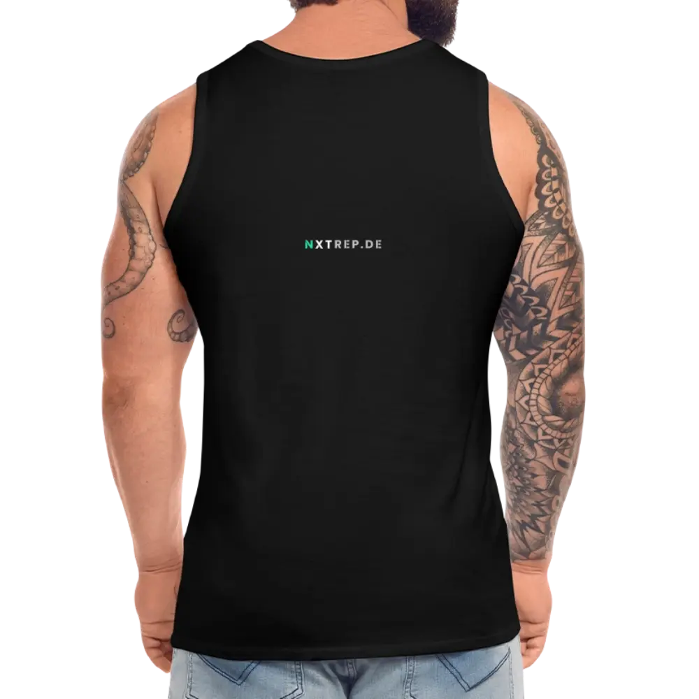 Männer Premium Tank Top - Beast Mode On - Schwarz