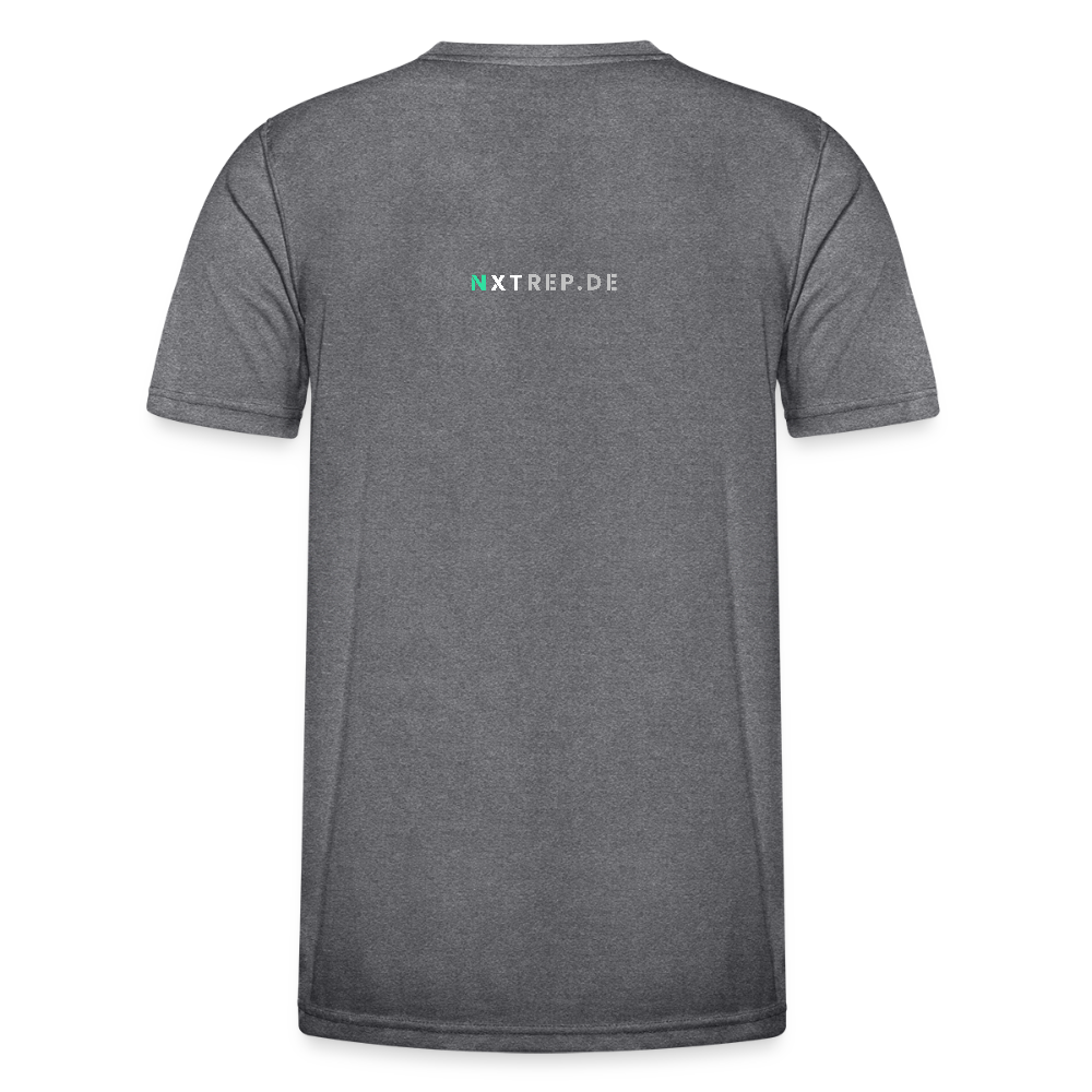 Männer Funktions-T-Shirt - No Excuses - dunkle Melange 