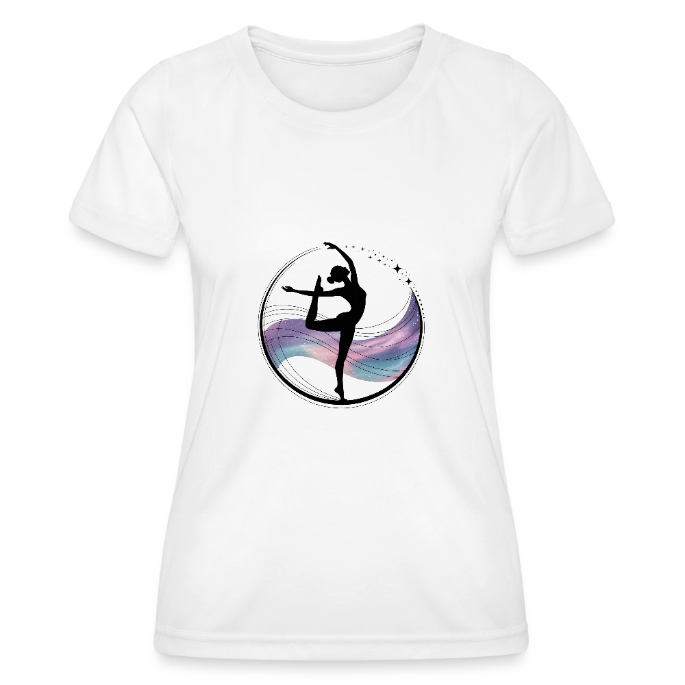 Frauen Premium Funktions-T-Shirt - Yoga 12 - Weiß