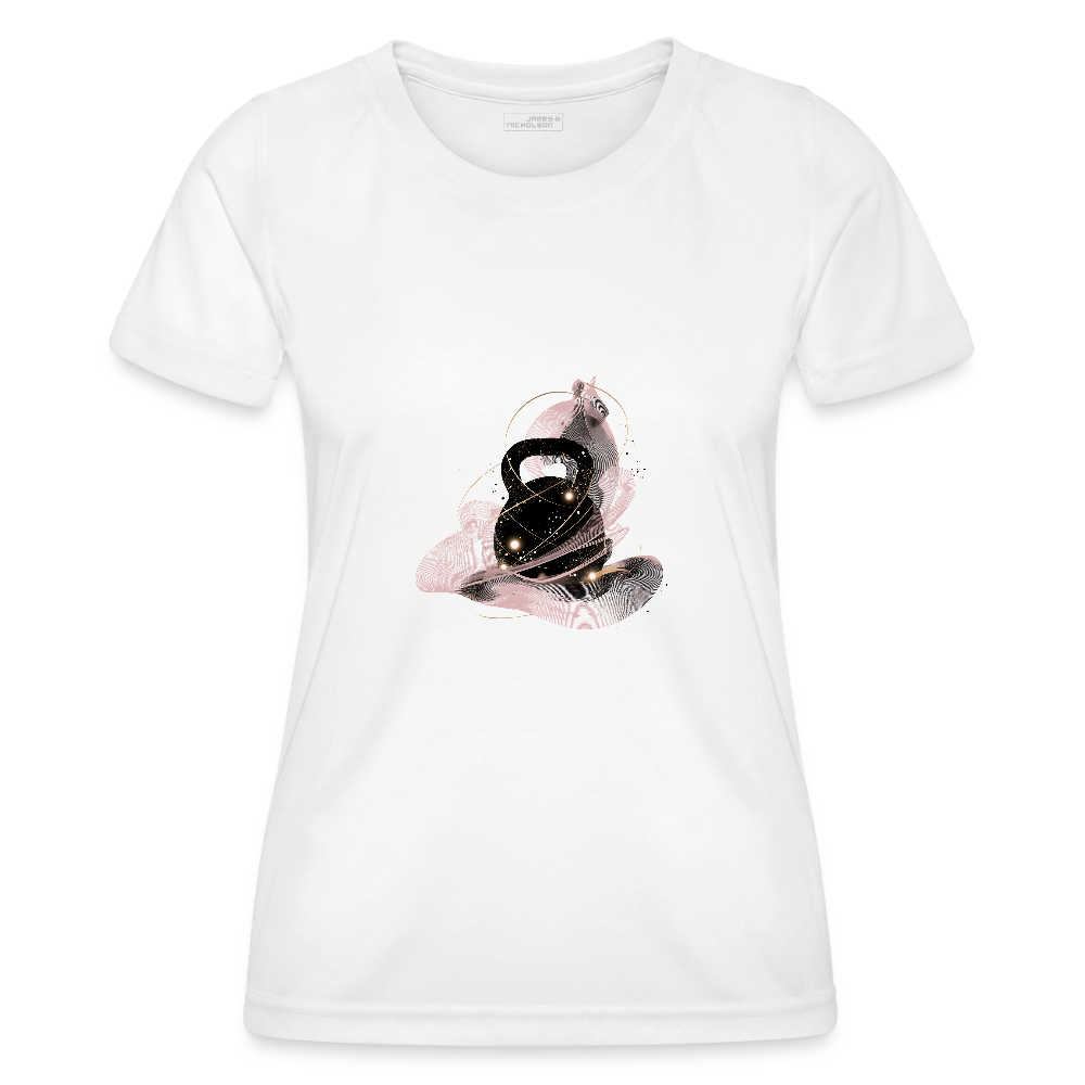 Frauen Premium Funktions-T-Shirt - Kettleball-02 - Weiß