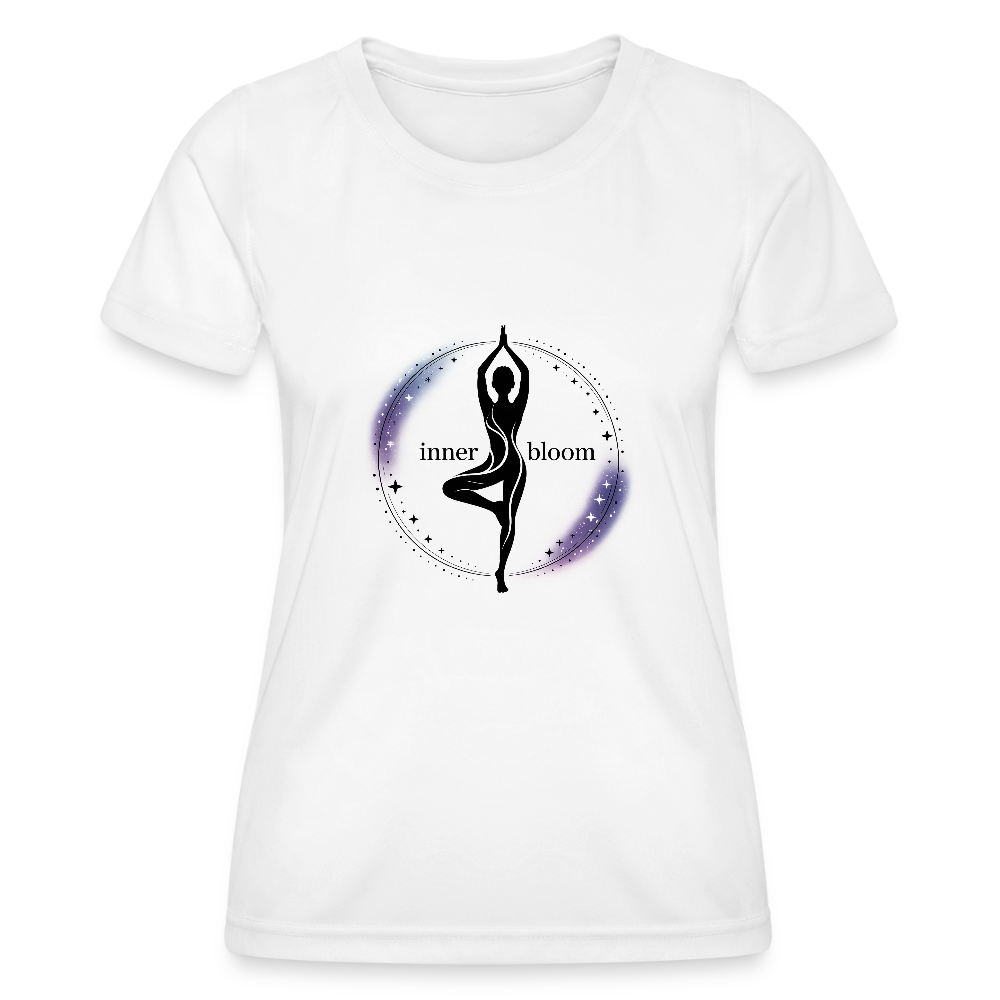 Frauen Premium Funktions-T-Shirt - Yoga 05 - Weiß