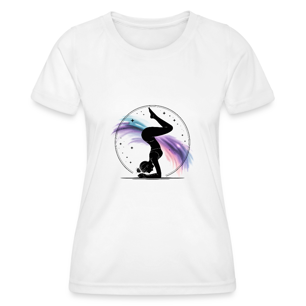 Frauen Premium Funktions-T-Shirt - Yoga 11 - Weiß