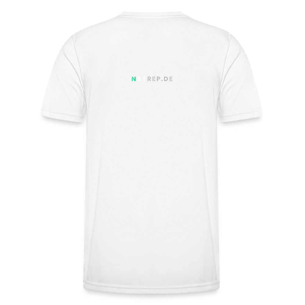 Männer Funktions-T-Shirt - Get fit or dieee - Weiss - Weiß