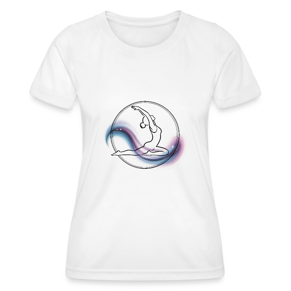 Frauen Premium Funktions-T-Shirt - Yoga 10 - Weiß