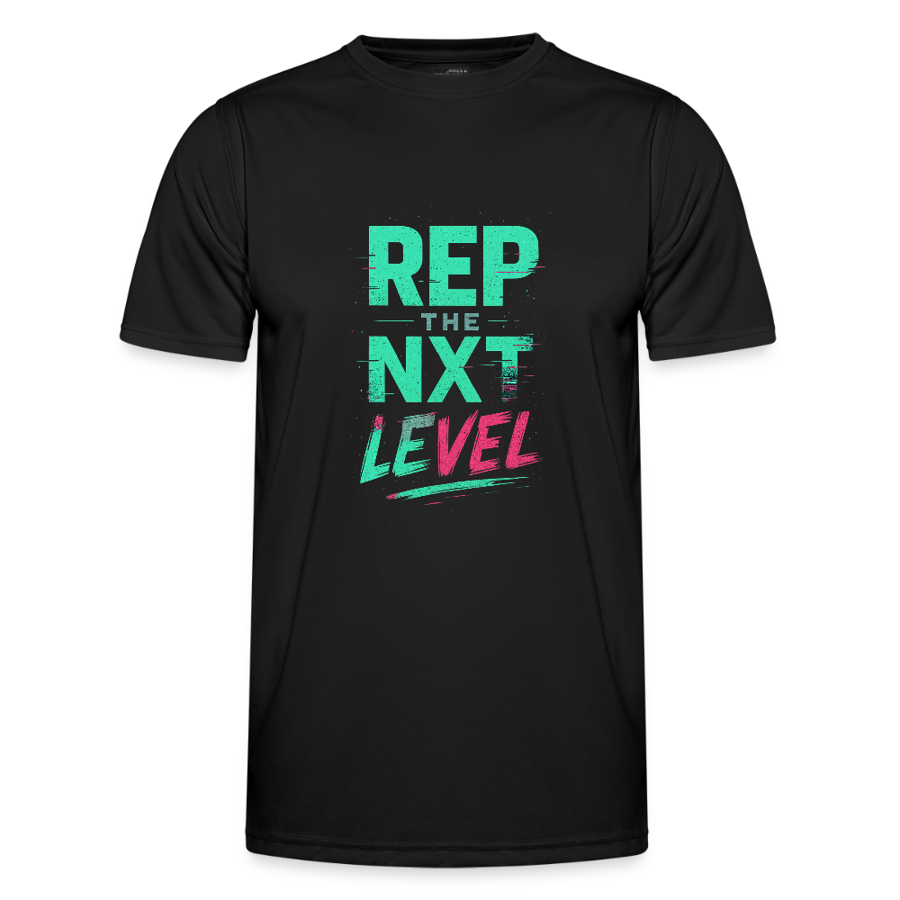 Männer Funktions-T-Shirt - Rep The Next Level - Schwarz